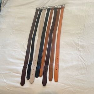 Men’s Leather Belts in Black and Brown with Classic Design